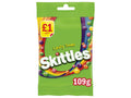 Skittles Vegan Chewy Crazy Sour Sweets Fruit Flavoured Treat Bag 109g