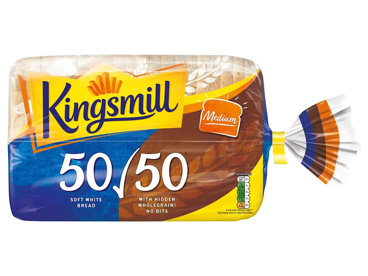 Kingsmill 50/50 Medium Bread 800g