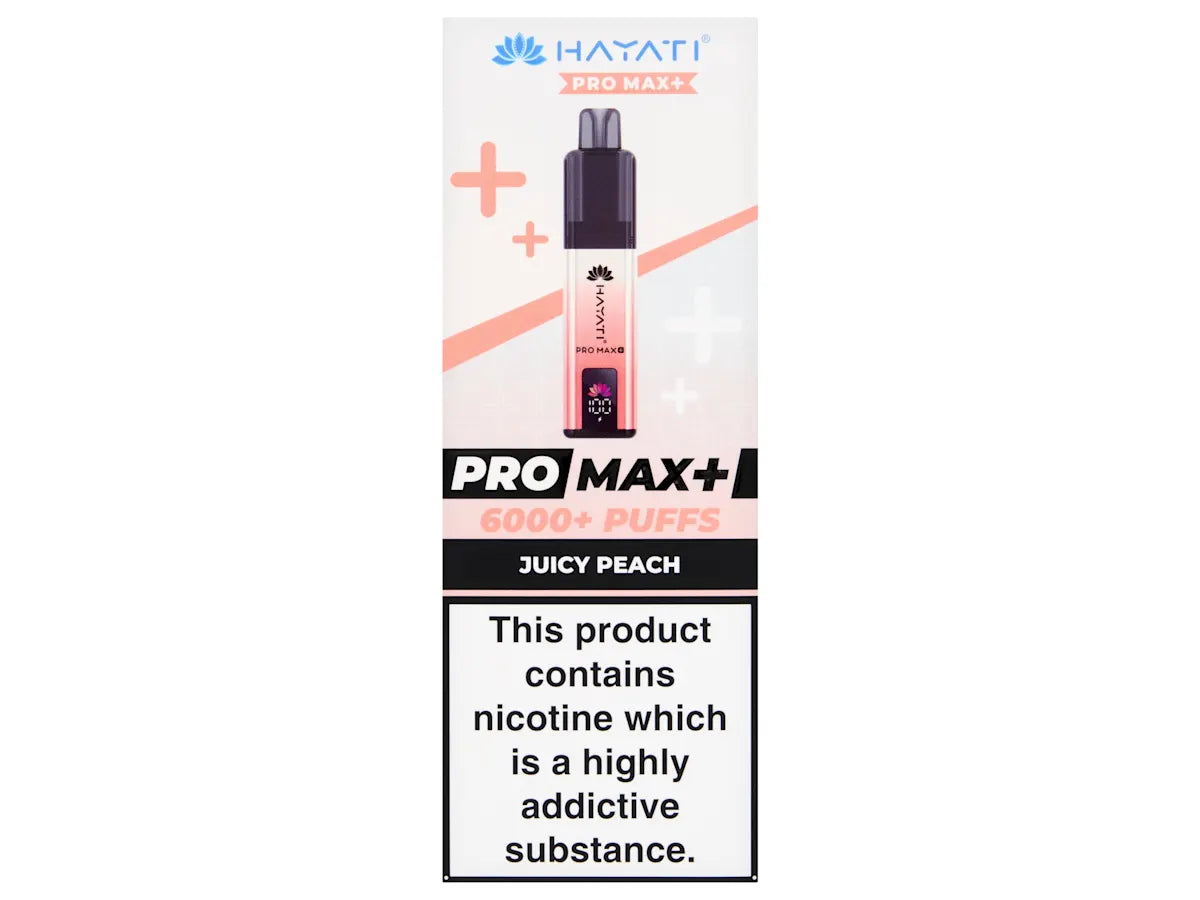 Hayati Pro Max+ Juicy Peach Vape