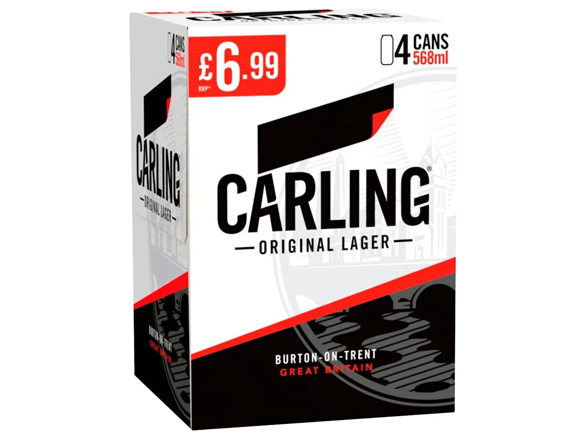 Carling Original Lager 4 x 568ml