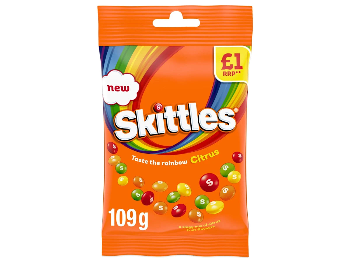 Skittles Citrus Vegan Sweets 109g