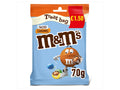 M&M's Salted Caramel Milk Chocolate Treat Bag 70g