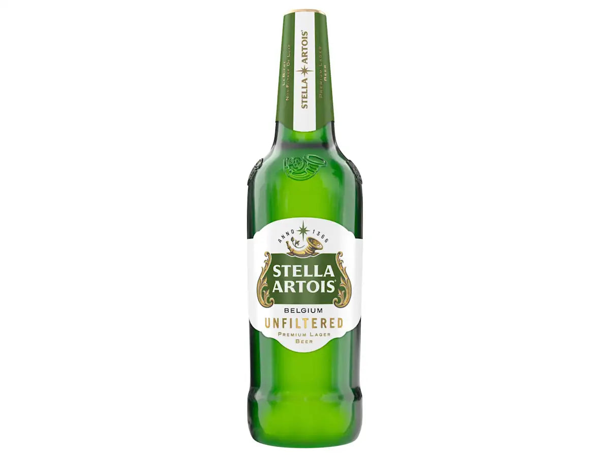 Stella Artois Belgium Unfiltered Premium Lager Beer 620ml