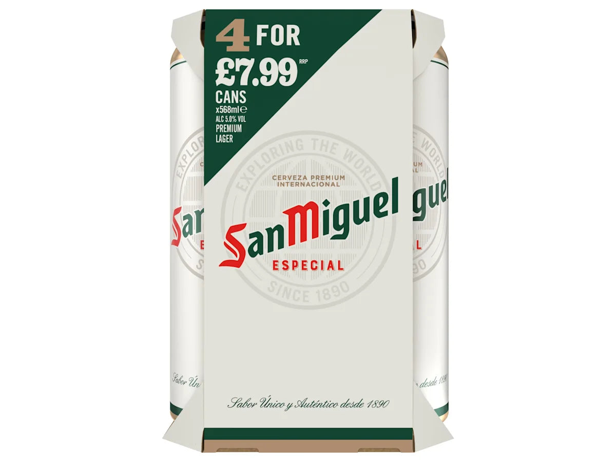 San Miguel Especial Premium Lager 4 x 568ml