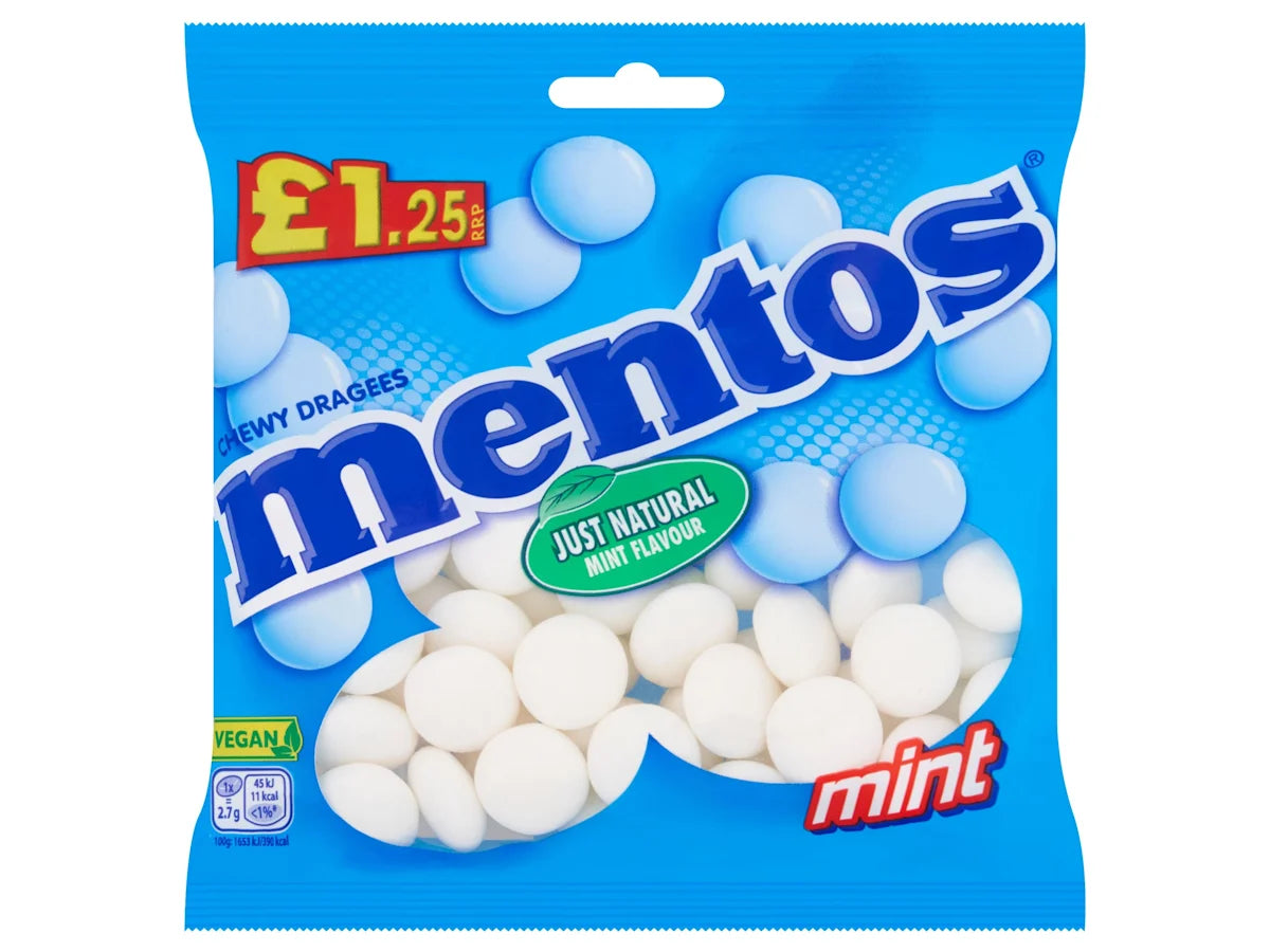 Mentos Chewy Dragees Mint Flavour 135g