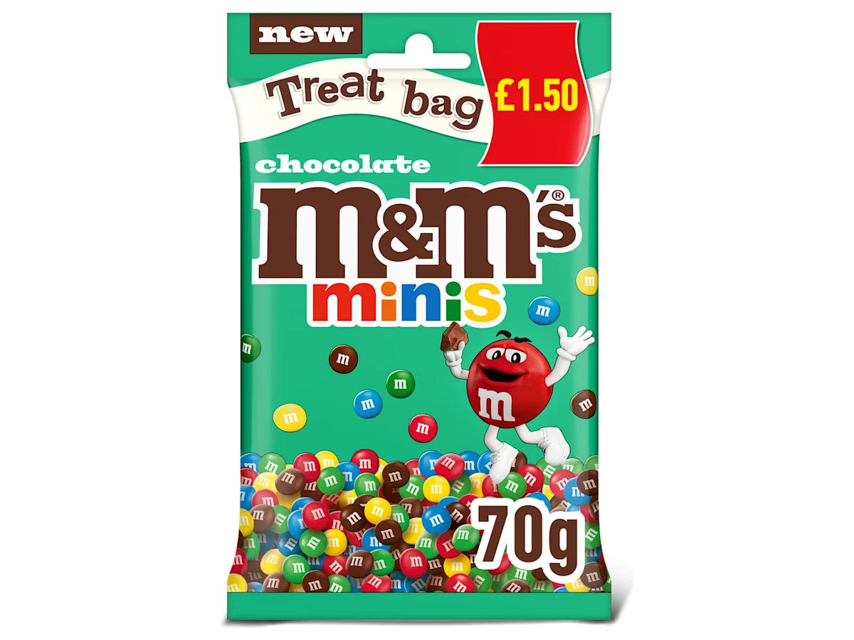 M&M's Minis Bites Milk Chocolate Treat Bag 70g