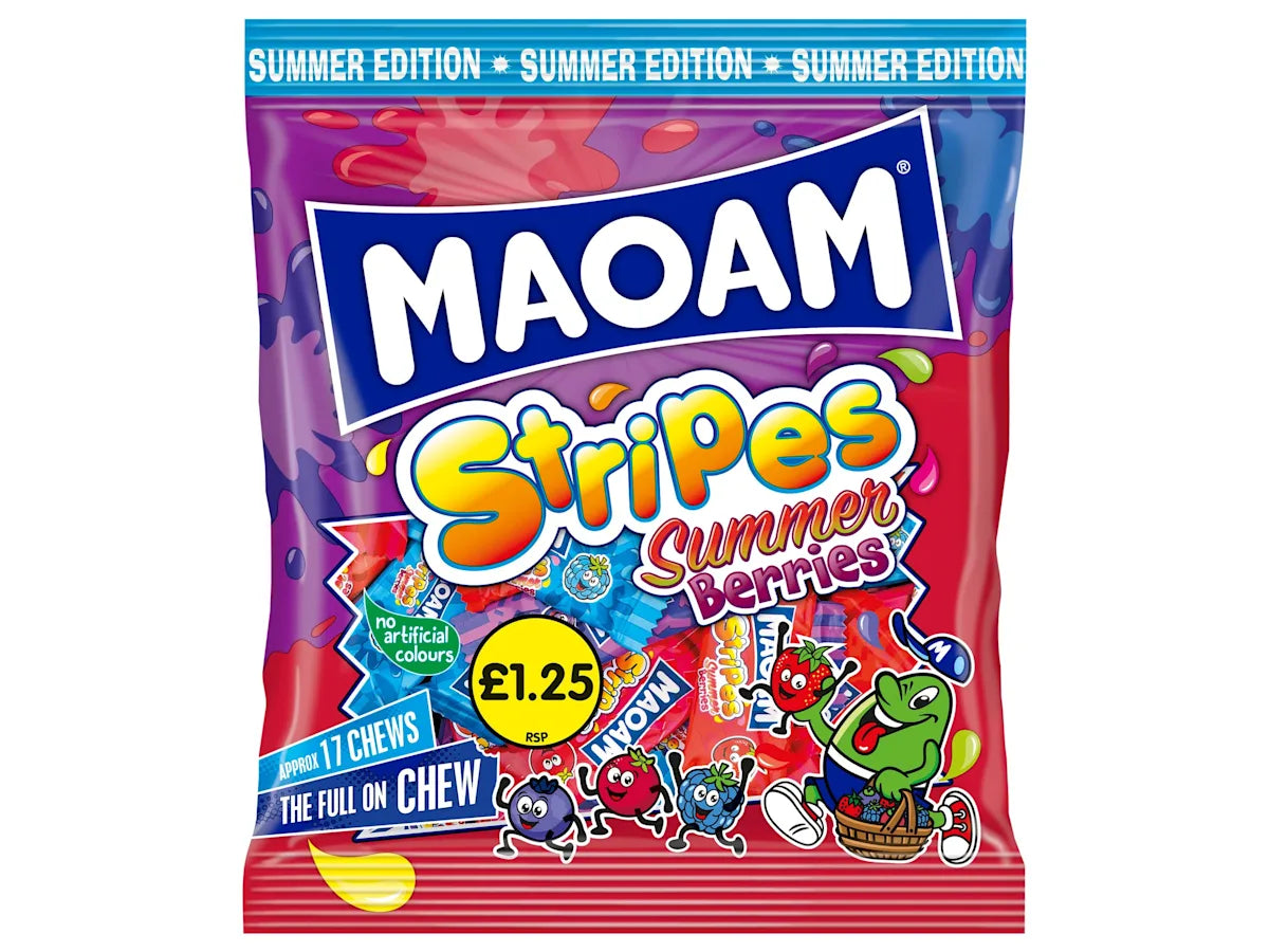MAOAM Summer Edition Summer Berries Strips 140g