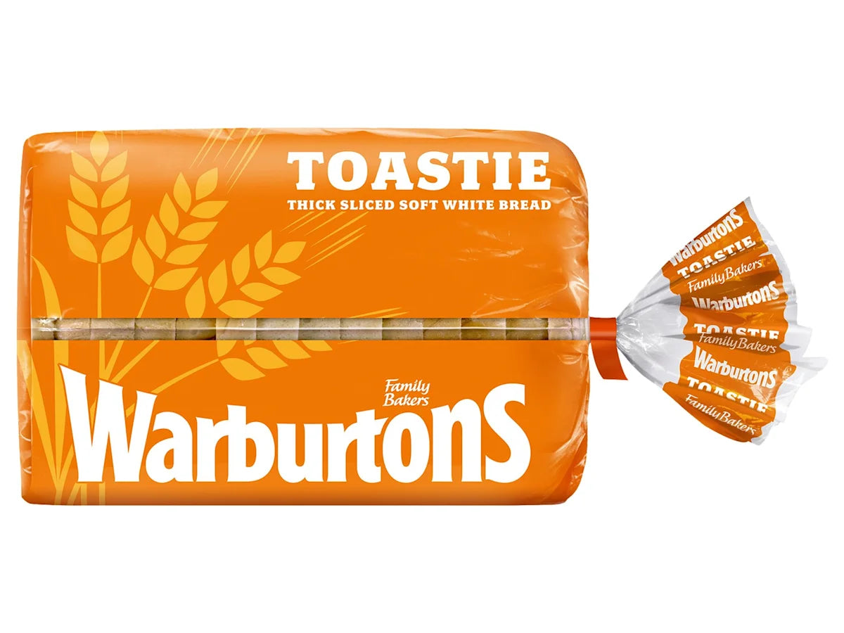 Warburtons Toastie Soft Thick White 400g